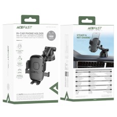 Car Mount Acefast D57 Mount Holder One-key Lock with Telescopic Rod 360&deg; for 4.7" &ndash; 6.9" Black