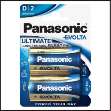 Battery Panasonic Evolta LR20 size D Pcs. 2