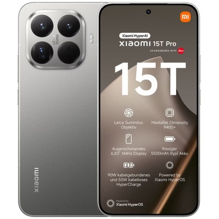 Xiaomi 15T Pro 5G Dual Sim 6.83" 12GB/512GB NFC IP68 Grey