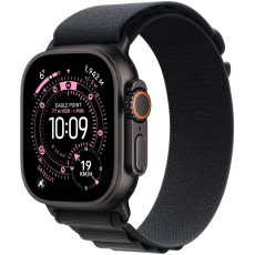 Apple Watch Ultra 3 49mm GPS eSIM NFC IP6X Titanium Case Black with Black Alpine Loop