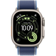 Apple Watch Ultra 3 49mm GPS eSIM NFC IP6X Natural Titanium Case with Blue Trail Loop MEWU4QF/A