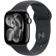 Apple Watch Series 11 (2025) Aluminum 42mm GPS eSim NFC IP6X  Aluminum Case Jet Black with Sport Band Black MEQT4WF/A