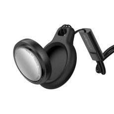 Acefast Tag S1 Anti-Lost Tracker Only for iOS Works With Apple Find My Network with Protective Case and Strap Black