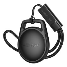 Set Acefast Tag S2 Anti-Lost Tracker Only for iOS Works With Apple Find My Network with Strap Black Pcs.4