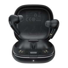 Wireless Hands Free Acefast W4 v5.4 350mAh TWS ENC AI-Noise Reduction IPX4 with Ultra-thin Charging Case/Phone Stand Black