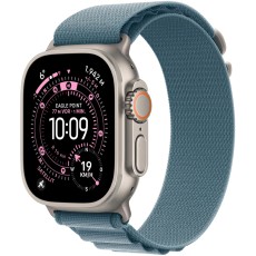Apple Watch Ultra 3 49mm GPS eSIM NFC IP6X Natural Titanium Case with Light Blue Alpine Loop MEWM4QF/A