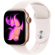 Apple Watch Series 11 5G (2025) Aluminum 42mm GPS eSIM NFC IP6X  Aluminum Case Rose Gold with Sport Band Light Blush MF8E4WF/A