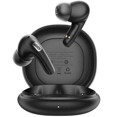 Wireless Hands Free Acefast W3 v5.4 350mAh ANC TWS 4-mic ENC with Mini Charging Case Black