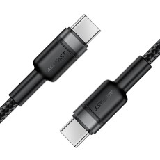 Data Cable Acefast C22-03 USB-C to USB-C Braided USB2.0 3A 60W 1.2m Black