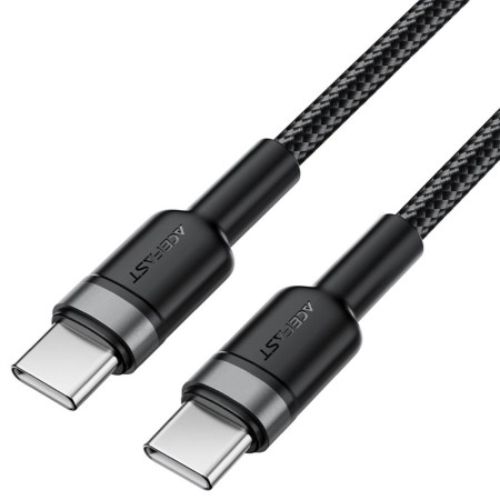 Data Cable Acefast C22-03 USB-C to USB-C Braided USB2.0 3A 60W 1.2m Black