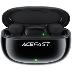 Lavalier Microphones Acefast R2 HD Noise Reduction Low Latency 15m Range and 20hr Battery Life with USB-C Transmitter and Charging Case Black