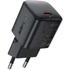 Travel Charger Acefast A117 Mini Fast Charging USB-C PD20W 3A GaN Black