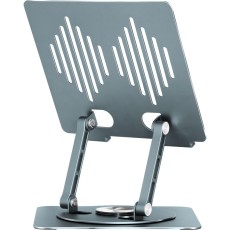 Desktop Stand Yenkee YSN 02 for Devices up to 17" 360&deg; Rotation Metallic Grey