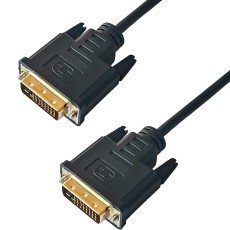 Cable DVI to DVI Yenkee YVC 02 DVI-D Version 4K/30Hz Gold Plated Black 2m