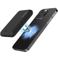 Power Bank Energizer QM5000 5000mAh 15W Fast Charge with 1xUSB-C and Wireless Charging 15W LED Battery Display Black