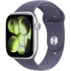 Apple Watch Series 11 (2025) Aluminum 42mm GPS NFC IP6X  Aluminum Case Silver with Sport Band Purple Fog MEU74WF/A