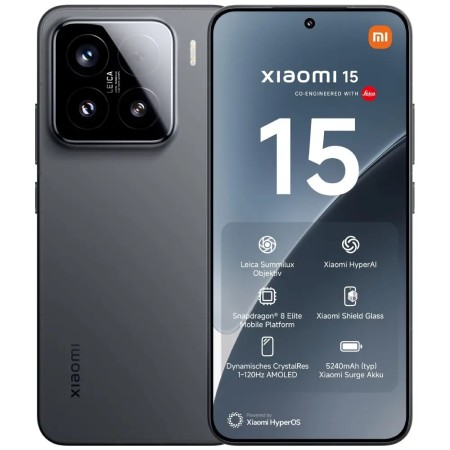 Xiaomi 15 5G Dual Sim 6.36" 12GB/256GB NFC IP68 Black