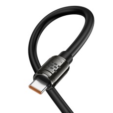 Cable Hoco U143 Joy USB-C to USB-C 240W PD3.1 Fast Charging 5A Black 1.2m