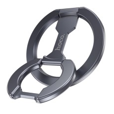 Mobile Phone Magnetic Ring Holder  Hoco GH9 with Double Magnets Silver