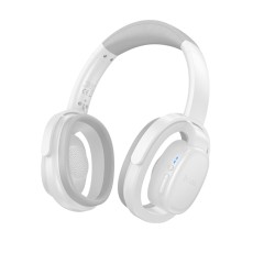 Wireless Stereo Headphone Hoco W67 Rhyme Open Ear v5.4 300mAh 32hr Use Time and Microphone White Grey