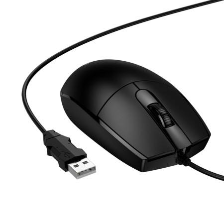 Wired Business Mouse Hoco GM50 League with 3 Buttons DPI 1000 Black