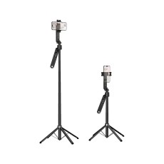 Selfie Stick Hoco K32 Soporte and Tripod for Devices 4.5"-7.2" Extendable up to 1.81m with Remote Control and Auto Face Tracking Black