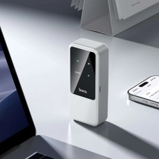 Portable WiFi Router Hoco HI42 4G Wifi6 150Mbps 2.4GHz 2000mAh White