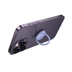 Mobile Phone Metallic Ring Holder Hoco DCA64 with 360&deg; Rotation Black