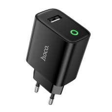Travel Charger Hoco DC93 1xUSB-A 5V 2.1A Black