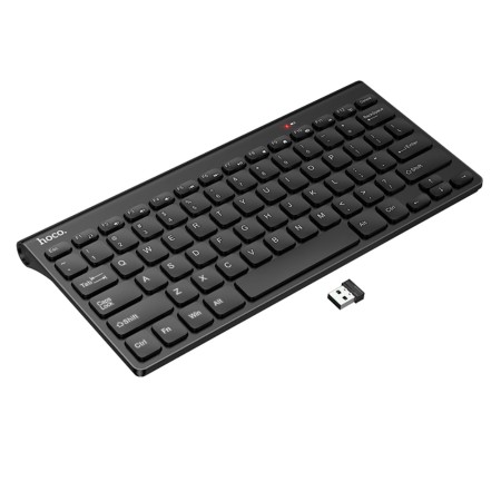 Hoco GM70 Dragon Mini Wireless Keyboard 78 Keys with 10 Days of Battery Life Black