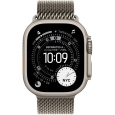 Apple Watch Ultra 3 49mm GPS eSIM NFC IP6X Titanium Case Natural with Natural Titanium Milanese Loop