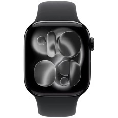 Apple Watch Series 11 5G (2025) Aluminum 42mm GPS eSIM NFC IP6X  Aluminum Case Jet Black with Black Sport Band