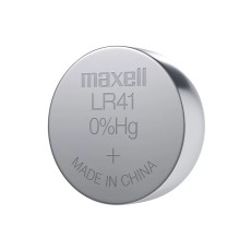 Buttoncell Maxell LR41 AG3 1.5V Pcs. 10 with Perferated Packaging