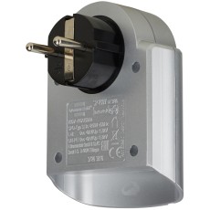 Adapter Brennenstuhl with 1 Socket 230V Protection Indicator and Overvoltage Protection up to 13.500A  Silver