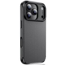 Case Ancus AutoFocus Carbon Fiber για Apple iPhone 17 Pro Max Black