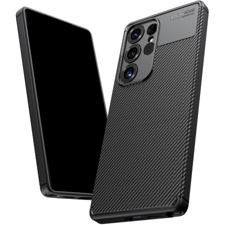 Case Ancus AutoFocus Carbon Fiber &gamma;&iota;&alpha; Samsung Galaxy S26 Ultra Black