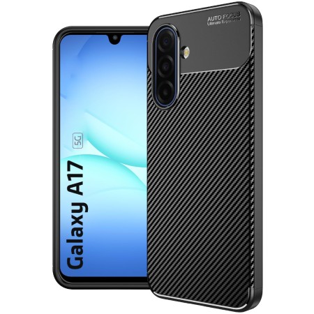 Case Ancus AutoFocus Carbon Fiber &gamma;&iota;&alpha; Samsung SM-A176 Galaxy A17 5G Black