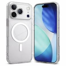 Case TPU Ancus Magnetic Ring &gamma;&iota;&alpha; Apple iPhone 17 Pro Max Transparent
