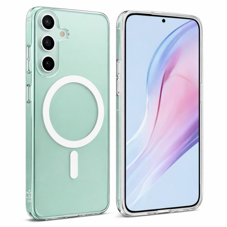 Case TPU Ancus Magnetic Ring &gamma;&iota;&alpha; Samsung SM-S931 Galaxy S25 5G Transparent