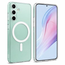 Case TPU Ancus Magnetic Ring &gamma;&iota;&alpha; Samsung SM-S931 Galaxy S25 5G Transparent