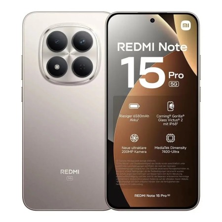 Xiaomi Redmi Note 15 Pro 5G Dual Sim 6.83" 8GB/512GB IP68 Titanium Color