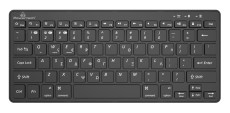 POWERTECH ασύρματο πληκτρολόγιο PT-1153, 2.4GHz & Bluetooth, μαύρο