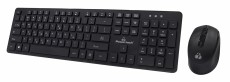 POWERTECH set ποντίκι & πληκτρολόγιο PT-1189, ασύρματο, 1600DPI, μαύρο