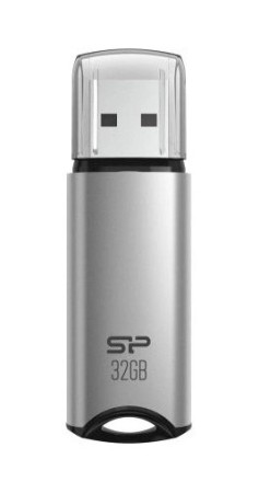 SILICON POWER USB Flash Drive Marvel M02, 32GB, USB 3.2, Γκρι