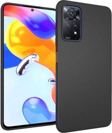 Vivid Case Silicone Matte Redmi Note 11 Pro 5G Black