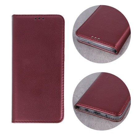 Smart Magnetic case for Samsung Galaxy A05S burgundy