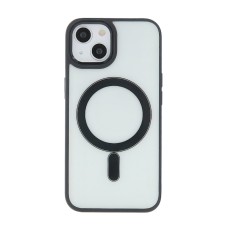 Satin Clear Mag case for iPhone 13 6,1" black