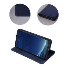 Genuine Leather Smart Pro for Samsung Galaxy A36 5G / A56 5G navy blue