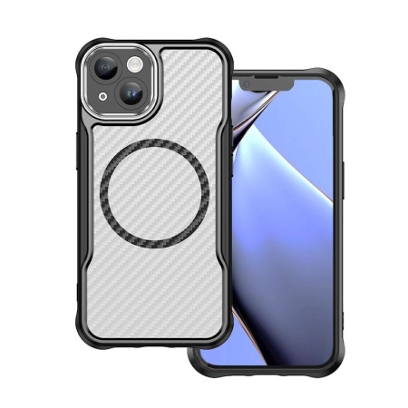 Defender Carbon Mag case for iPhone 13 6,1" black
