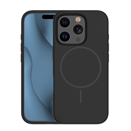 Silicone Thin Mag case for iPhone 17 Pro 6,3" black